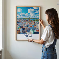 Riga Poster - Latvia Wall Art