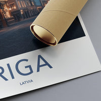 Riga Poster - Latvia Wall Art