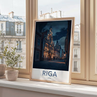 Riga Poster - Latvia Wall Art