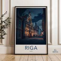 Riga Poster - Latvia Wall Art