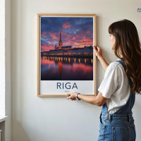 Riga Poster - Latvia Wall Art