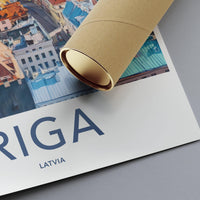Riga Poster - Latvia Wall Art