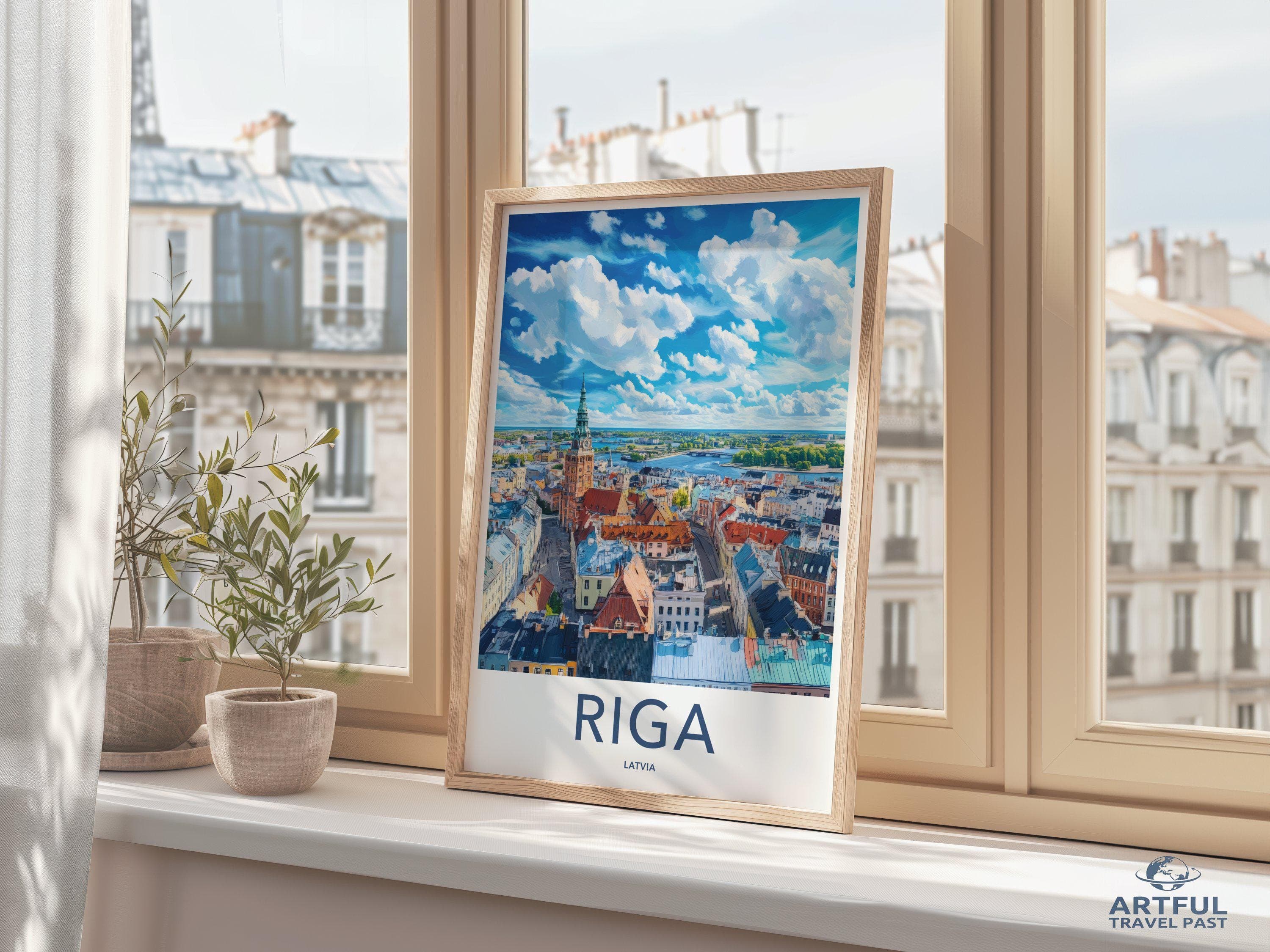 Riga Poster - Latvia Wall Art