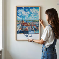 Riga Poster - Latvia Wall Art