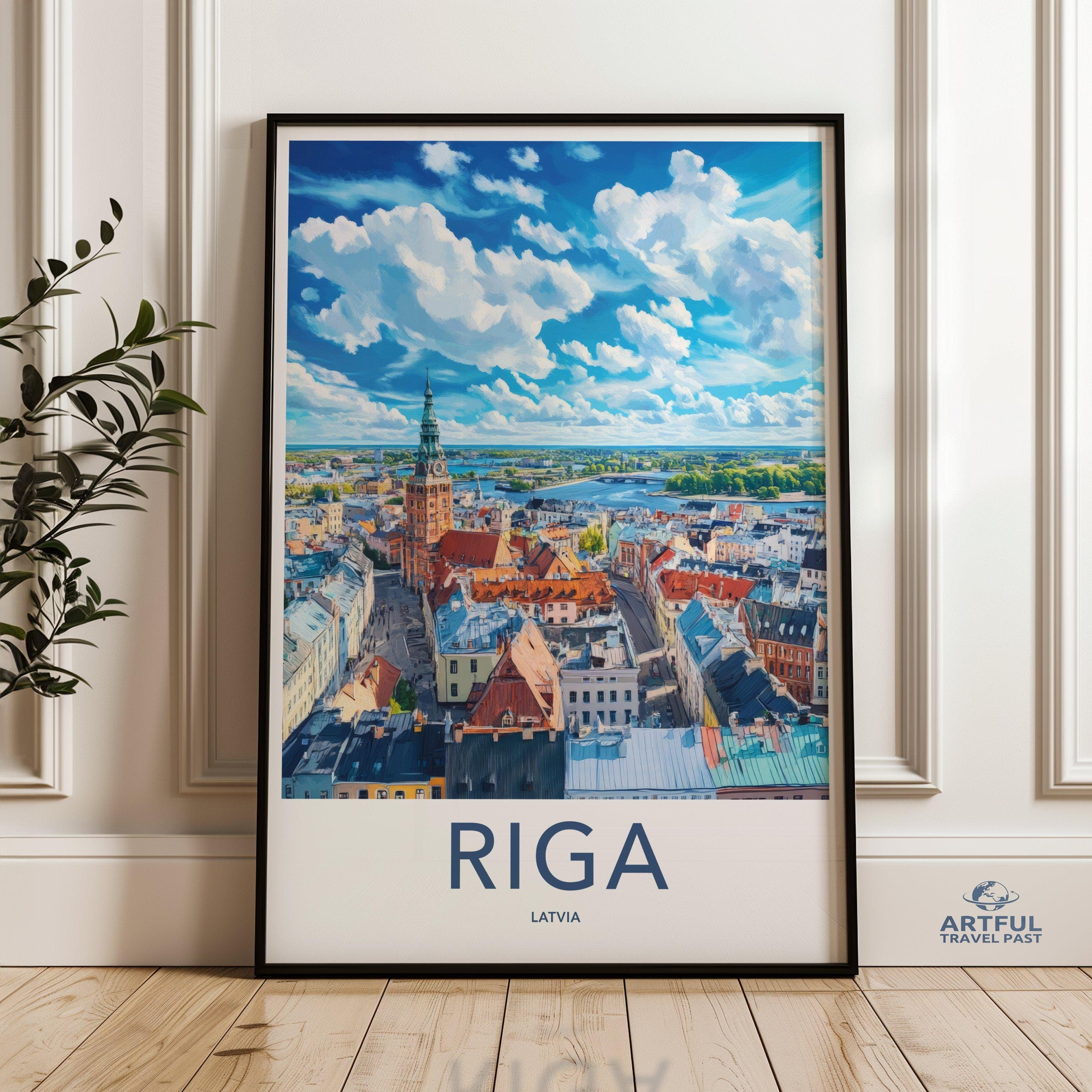 Riga Poster - Latvia Wall Art