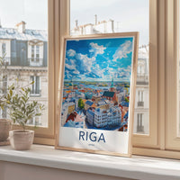 Riga Poster - Latvia Wall Art