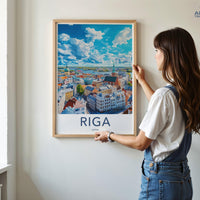 Riga Poster - Latvia Wall Art