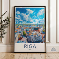 Riga Poster - Latvia Wall Art