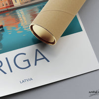 Riga Poster - Latvia Wall Art