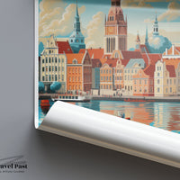 Riga Poster - Latvia Wall Art