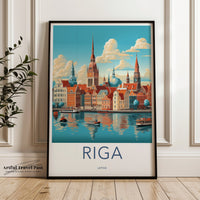 Riga Poster - Latvia Wall Art
