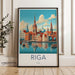 Riga Poster - Latvia Wall Art
