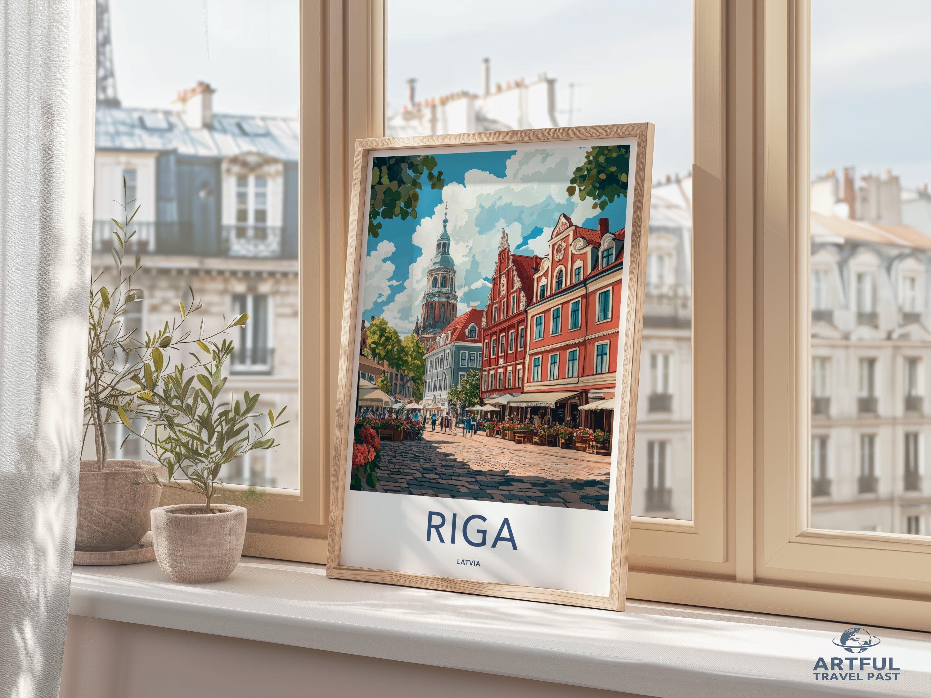 Riga Poster - Latvia Wall Art