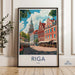 Riga Poster - Latvia Wall Art