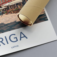 Riga Poster - Latvia Wall Art