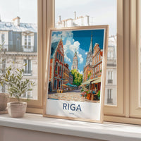 Riga Poster - Latvia Wall Art