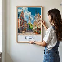 Riga Poster - Latvia Wall Art