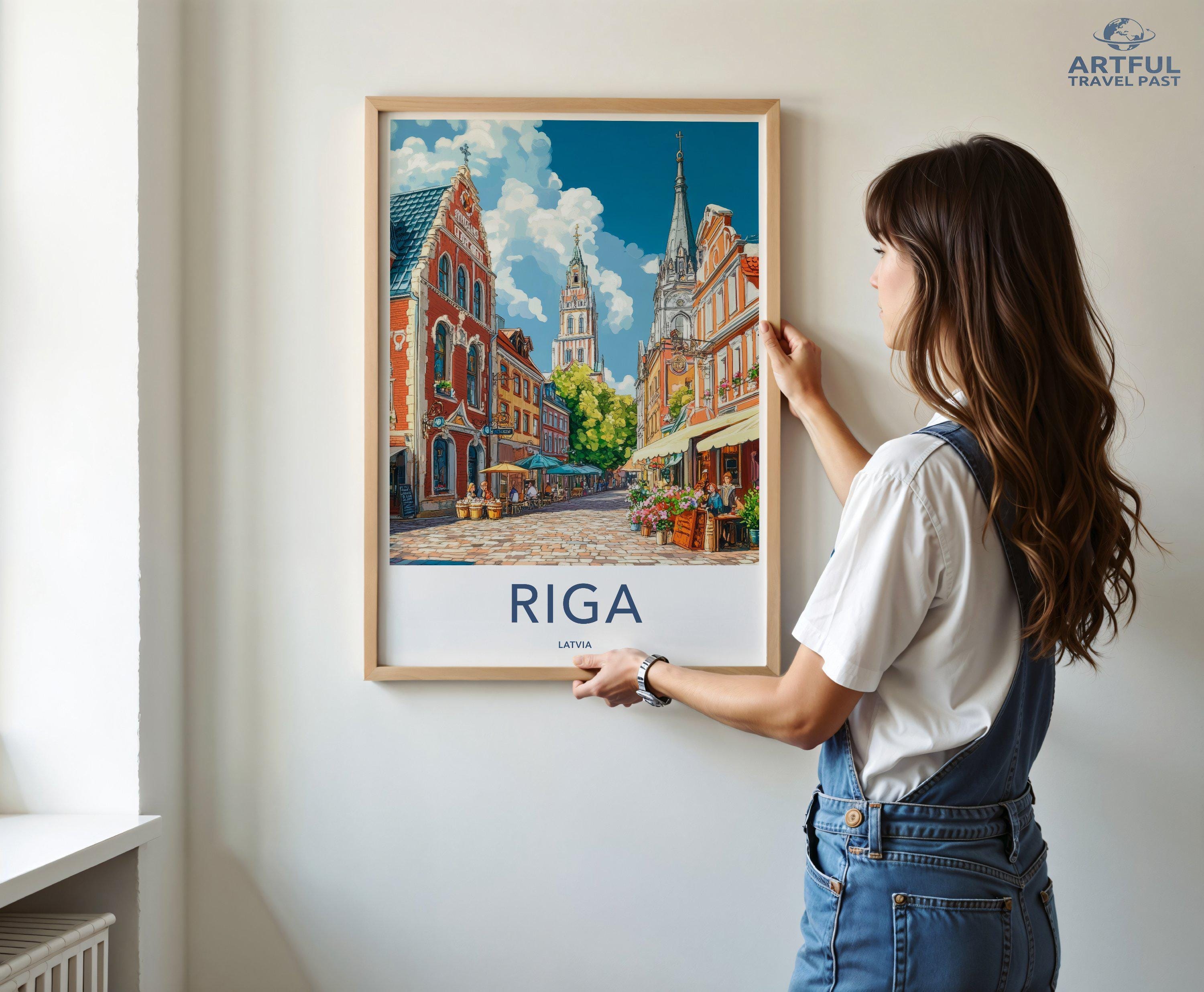 Riga Poster - Latvia Wall Art