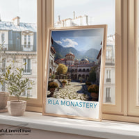 Rila Monastery Poster - Bulgaria Wall Art