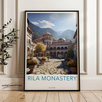 Rila Monastery Poster - Bulgaria Wall Art