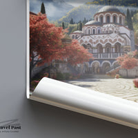 Rila Monastery Poster - Bulgaria Wall Art