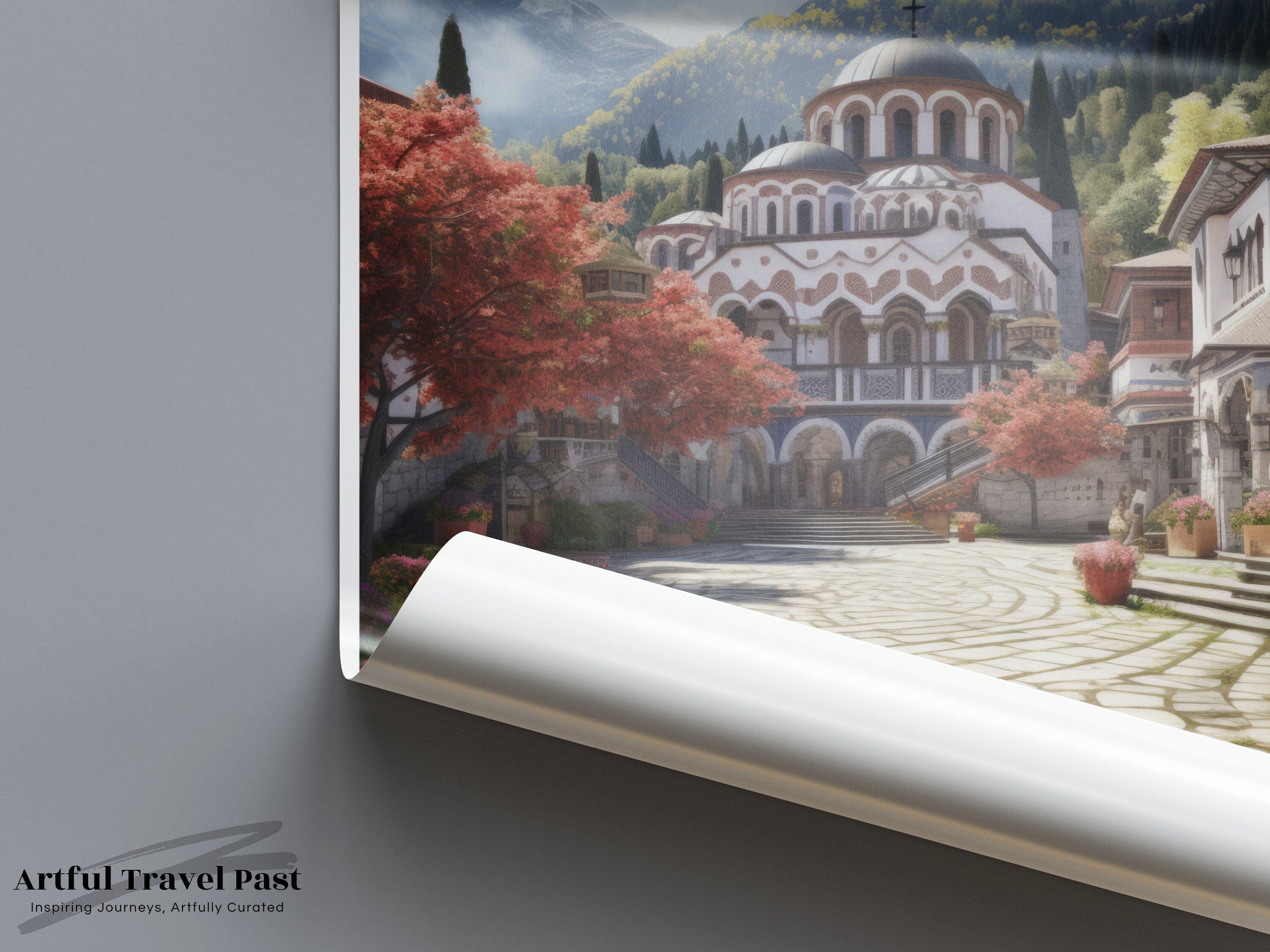 Rila Monastery Poster - Bulgaria Wall Art