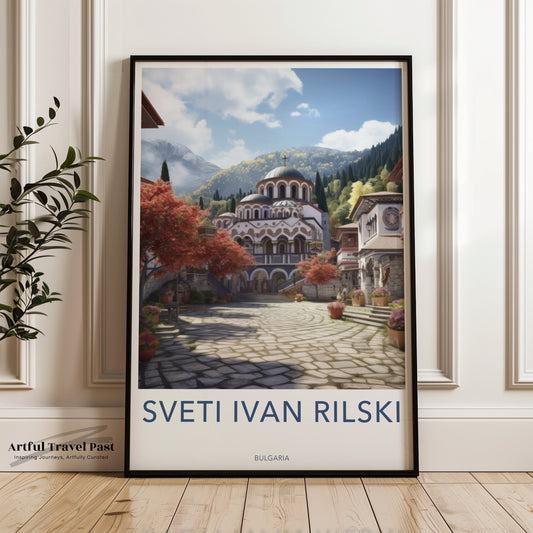 Rila Monastery Poster - Bulgaria Wall Art