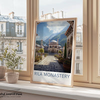 Rila Monastery Poster | Bulgaria Wall Art | Europe Decor