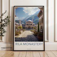 Rila Monastery Poster | Bulgaria Wall Art | Europe Decor
