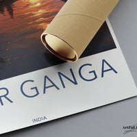 River Ganga Poster - India Wall Art