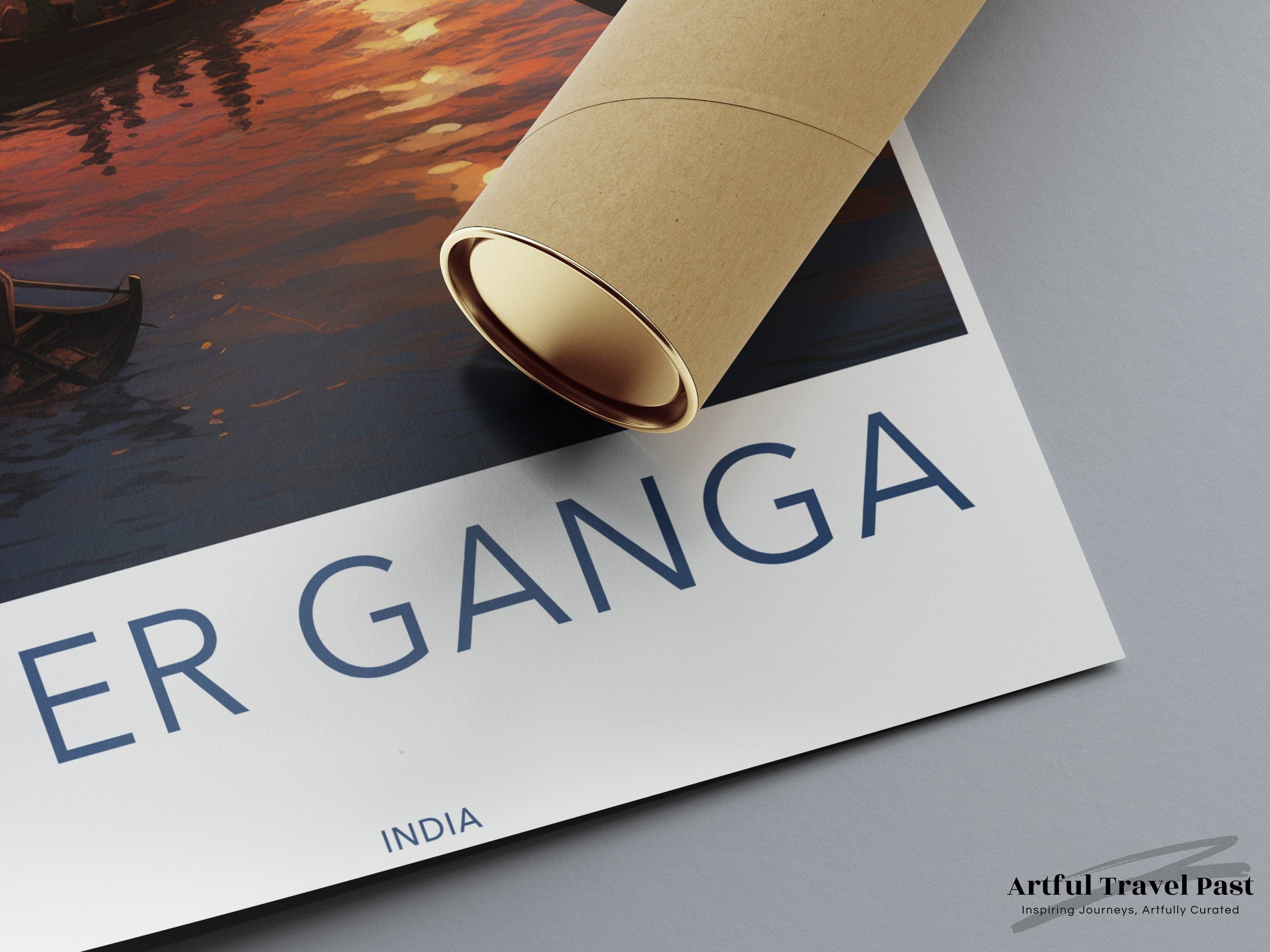 River Ganga Poster - India Wall Art