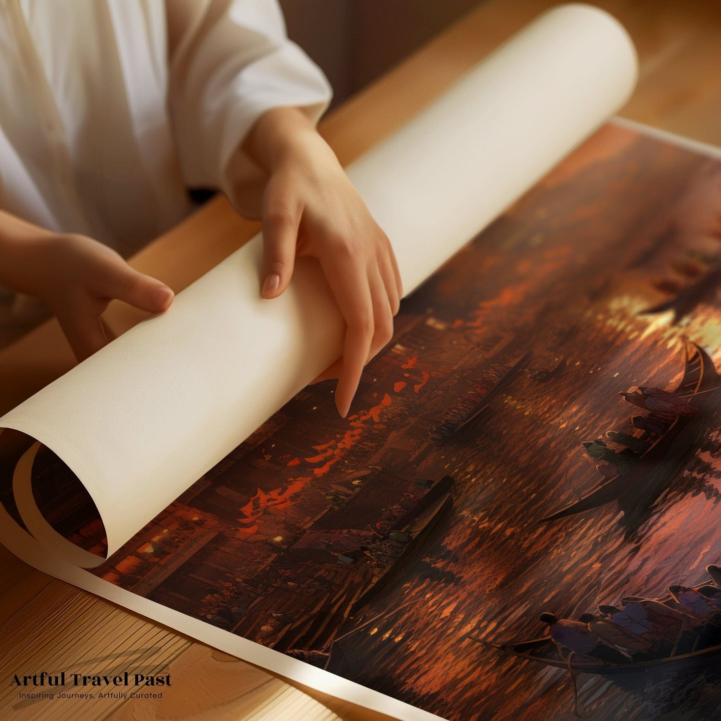 River Ganga Poster - India Wall Art