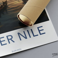 River Nile Burundi Poster