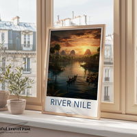 River Nile Burundi Poster