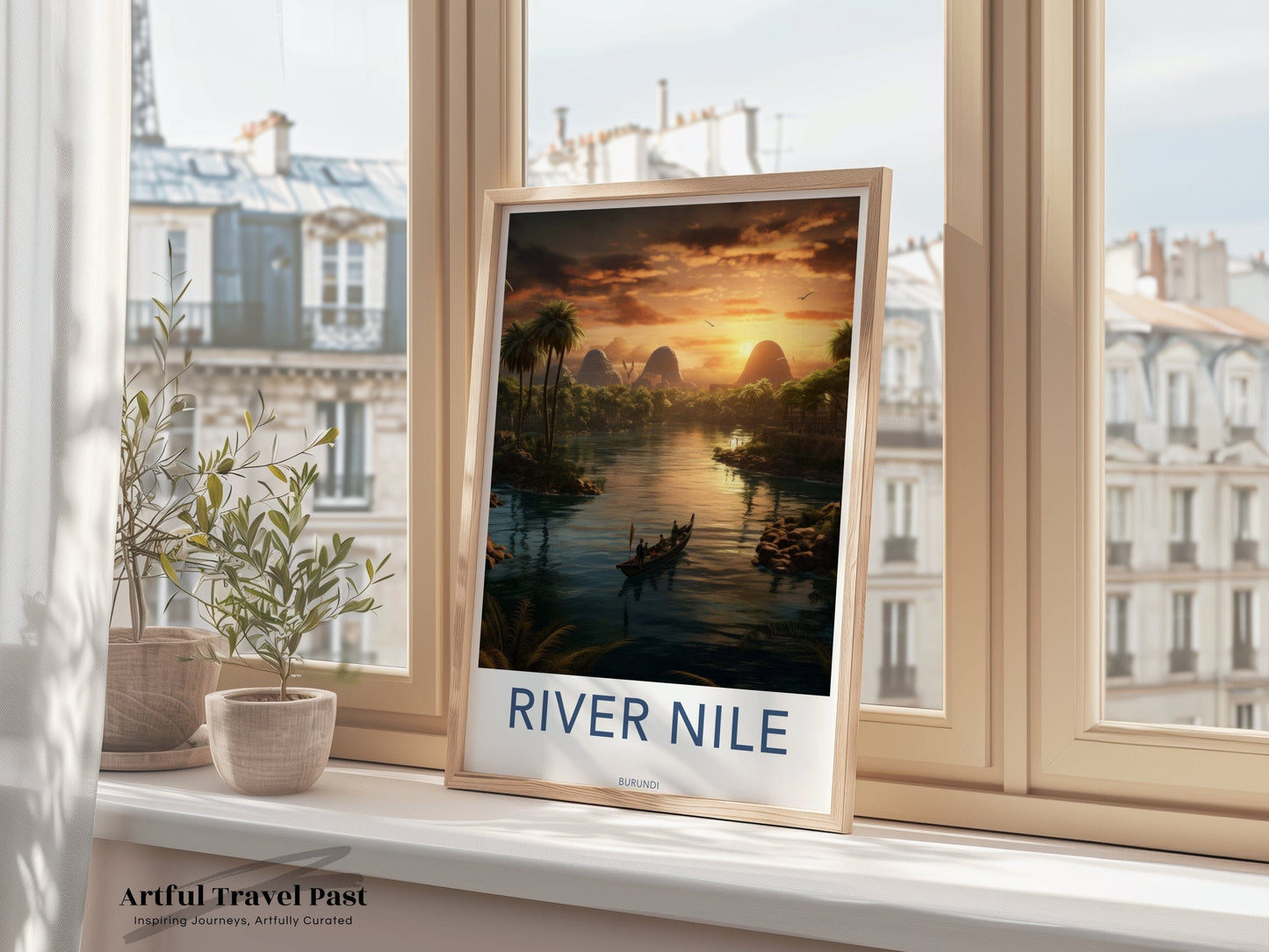 River Nile Burundi Poster