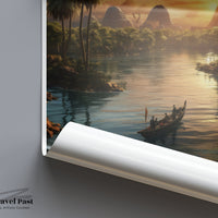 River Nile Burundi Poster