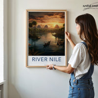 River Nile Burundi Poster