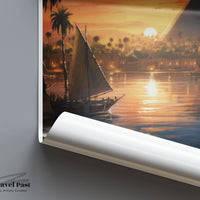 River Nile Poster | Egypt Wall Art