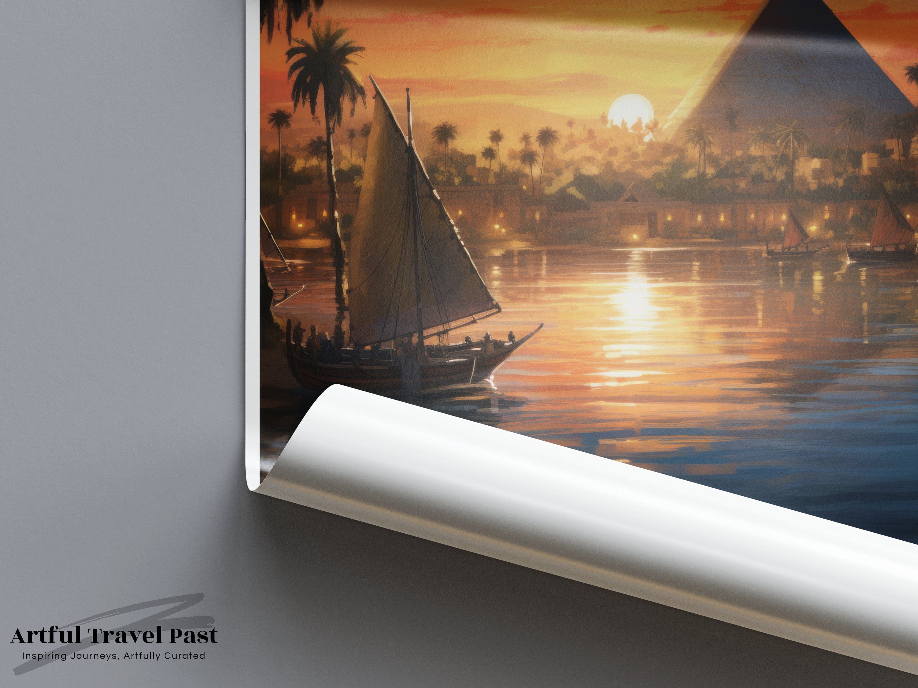 River Nile Poster | Egypt Wall Art
