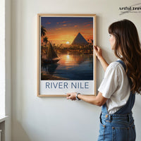 River Nile Poster | Egypt Wall Art