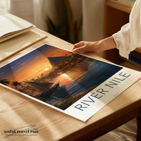 River Nile Poster | Egypt Wall Art