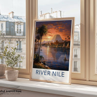 River Nile Poster - Egypt Wall Art