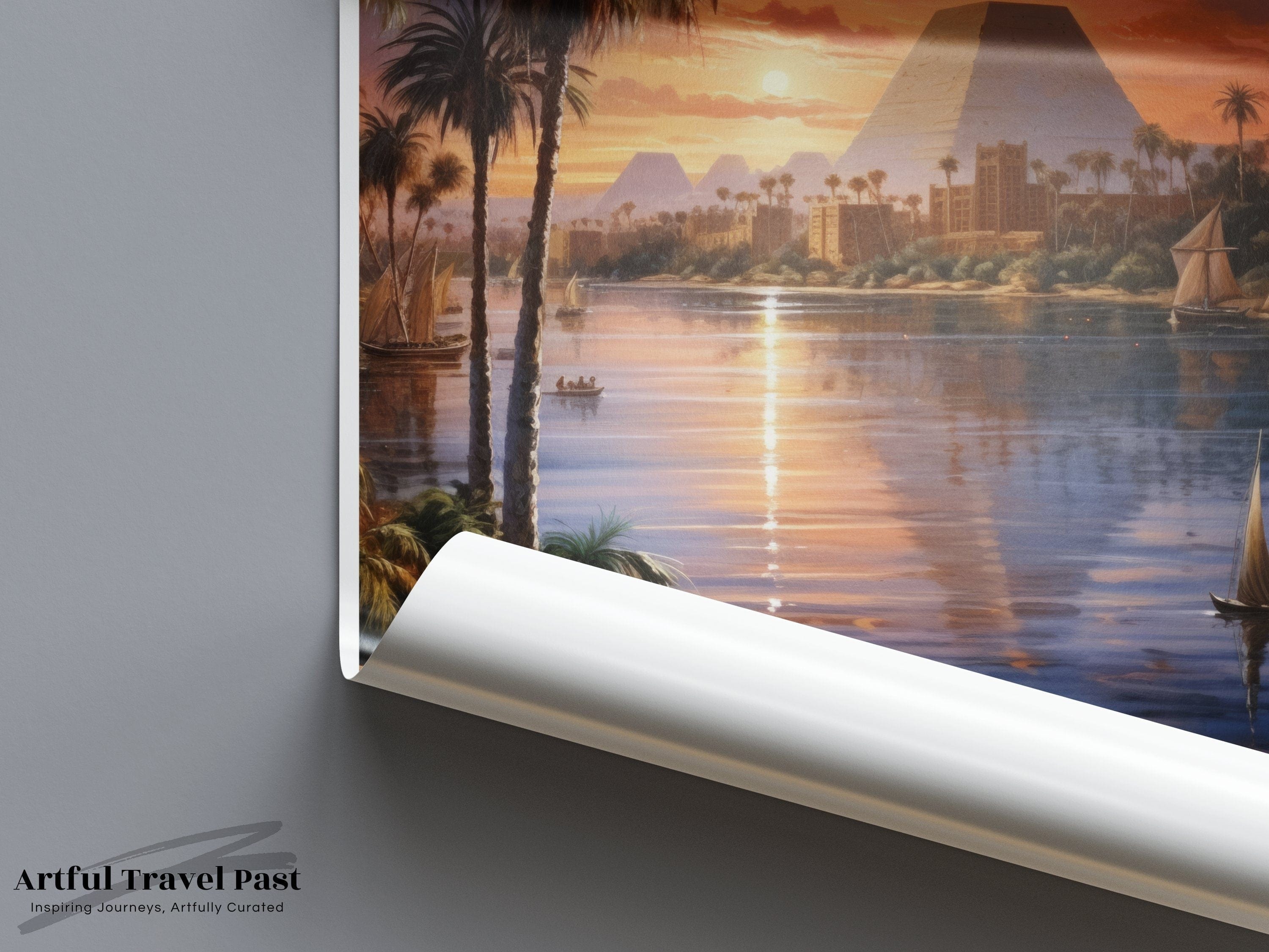 River Nile Poster - Egypt Wall Art