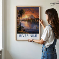 River Nile Poster - Egypt Wall Art