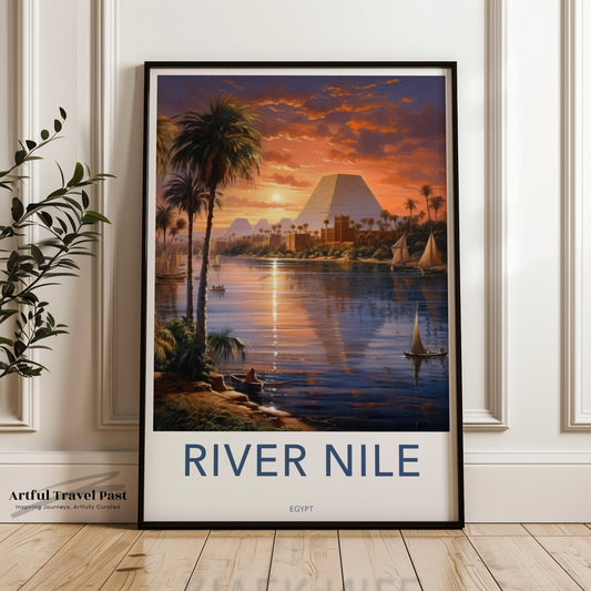 River Nile Poster - Egypt Wall Art