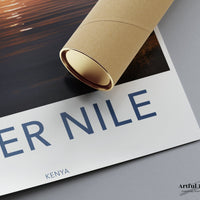 River Nile Poster - Kenya Wall Art