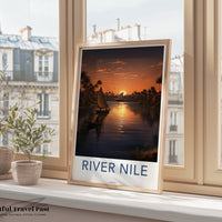 River Nile Poster - Kenya Wall Art