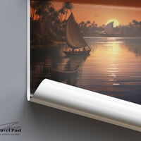 River Nile Poster - Kenya Wall Art