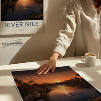 River Nile Poster - Kenya Wall Art