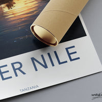 River Nile Poster | Tanzania Wall Art